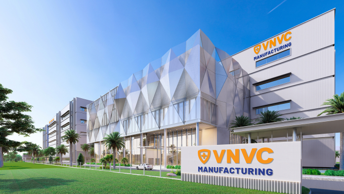 Phối cảnh thiết kế Nhà máy Vaccine và Sinh phẩm VNVC, dự kiến hoàn thành vào cuối năm 2027. Ảnh: VNVC