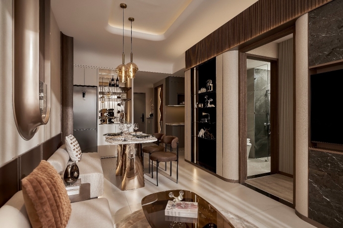 Phối cảnh thiết kế căn hộ.