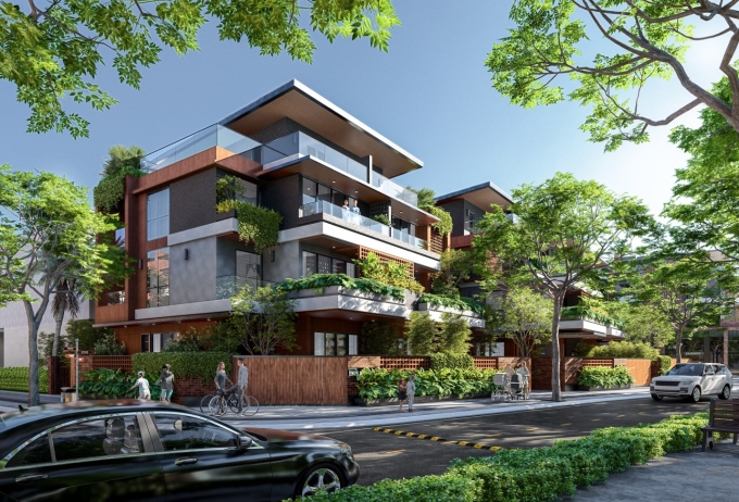 Phối cảnh dòng sản phẩm đất biệt thự dự án Homie City