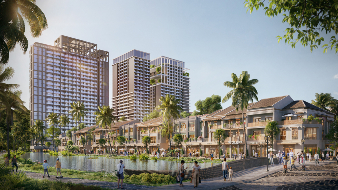 Không gian sống tối ưu với thiết kế hai mặt thoáng và mặt tiền rộng 7,5 m. Ảnh: Sun Property