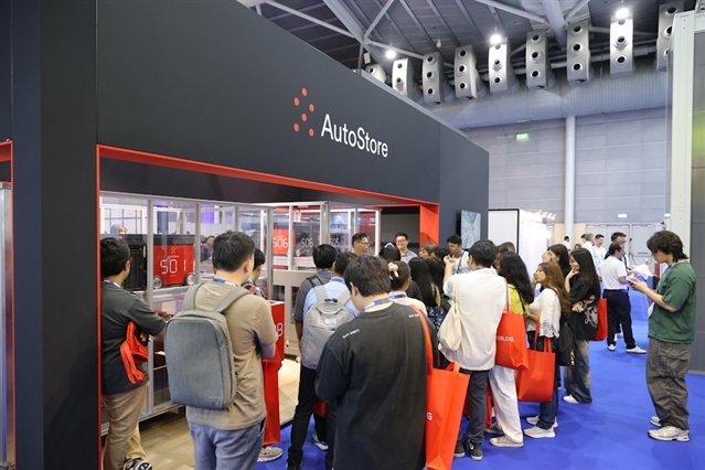 Showroom của AutoStore - chuyên gia về hệ thống lưu trữ và lấy hàng bằng robot