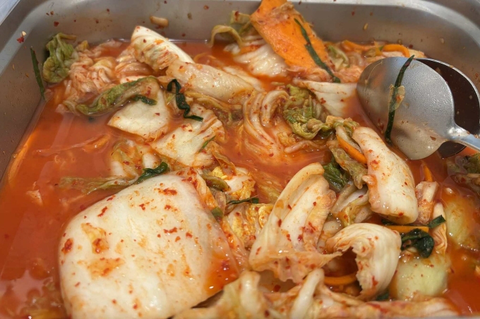 Kim chi giàu lợi khuẩn. Ảnh: Anh Chi