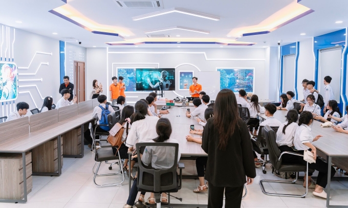 Trường Đại học FPT chú trọng trang bị kỹ năng số, khả năng tự tạo việc làm cho sinh viên. Ảnh: FPTU