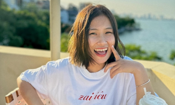 Ánh Hoa luôn tự tin, lạc quan, xem ung thư là trải nghiệm. Ảnh: Nhân vật cung cấp