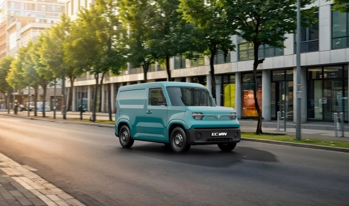VinFast EC Van có 4 màu sắc tuỳ chọn. Ảnh: VinFast