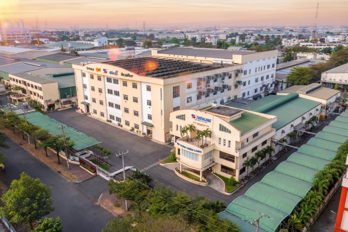 Nhà máy Thiên Long đặt tại khu công nghiệp Tân Tạo, TP HCM. Ảnh: TLG