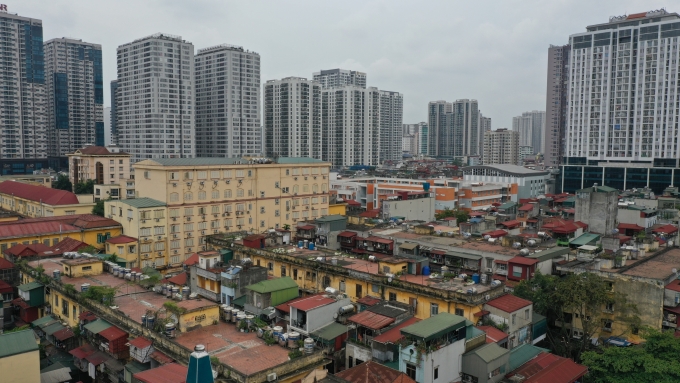 Hình ảnh các khu chung cư, nhà tập thể tại Hà Nội. Ảnh: Ngọc Thanh