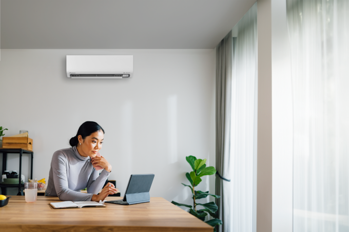Môi trường học tập, làm việc yên tĩnh và trong lành giúp tập trung. Ảnh: Daikin