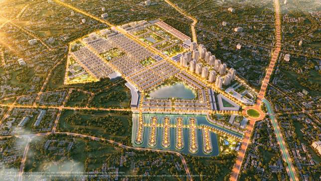 Phối cảnh Vinhomes Green City - nơi đón đầu làn sóng đầu tư tại khu Tây Bắc TP HCM. Ảnh: Vinhomes