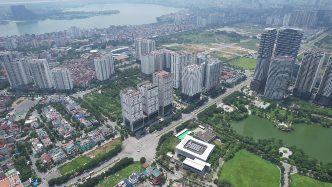 Khu đô thị Ngoại Giao Đoàn - Tây Hồ Tây. Ảnh: Duy Hung
