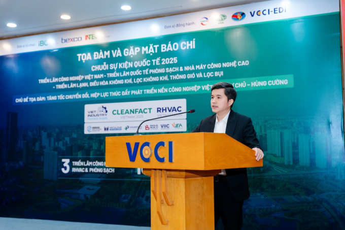 TS.Lương Minh Huân đánh giá chuỗi sự kiện quốc tế 2025 là động lực mới cho nền công nghiệp Việt Nam.