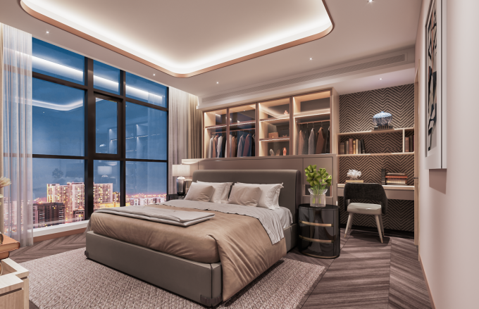 Tất cả căn hộ Kiều by KITA đều sở hữu tầm nhìn đẹp và rộng thoáng. Ảnh: KITA Group
