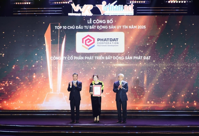 Phát Đạt thuộc top 10 công ty bất động sản uy tín năm 2025