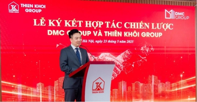 Ông Nguyễn Thành Dũng, Chủ tịch Thiên Khôi Group tại sự kiện. Ảnh:Thiên Khôi Group