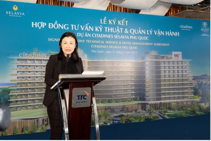 Bà Kar Ling Wong - Chủ tịch Phát triển chiến lược Tập đoàn Ascott, Tổng giám đốc điều hành khu vực Đông Nam Á. Ảnh: TTC