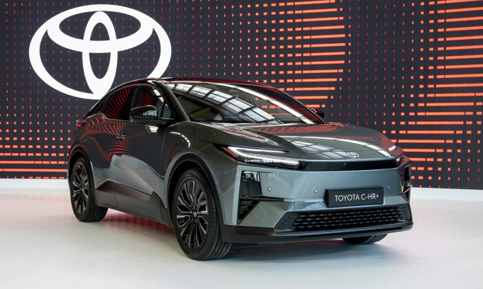Xe thuần điện Toyota C-HR dành cho thị trường châu Âu. Ảnh: Toyota
