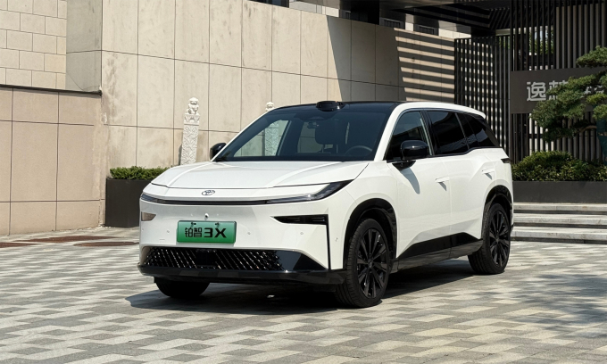 Xe điện Toyota bZ3X tại Trung Quốc. Ảnh: Shanghai Aki