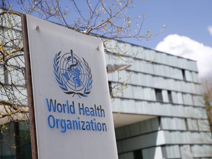 Mặt tiền trụ sở Tổ chức Y tế Thế giới (WHO) tại Geneva, Thụy Sĩ vào tháng 4/2021. Ảnh: Reuters