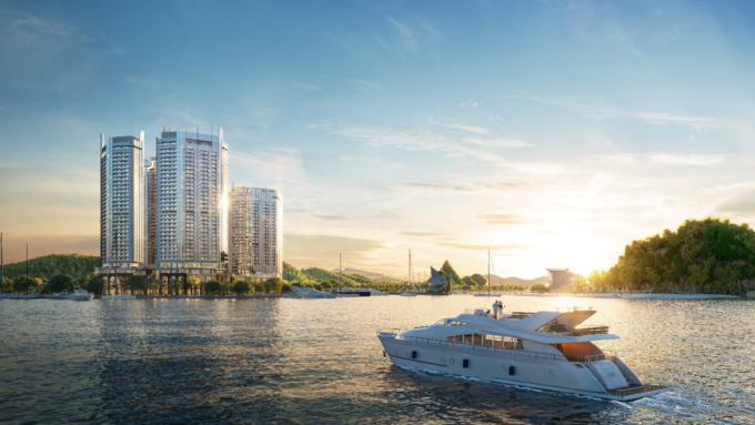 Tổ hợp Crystal Holidays Harbour Vân Đồn đi vào hoạt động từ quý III đáp ứng nhu cầu về cơ sở lưu trú cao cấp cho khách du lịch. Ảnh: Everland