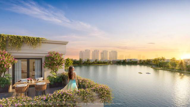Vinhomes Green City sở hữu 36 ha cây xanh, mặt nước và 12 công viên sinh thái. Ảnh: Vinhomes