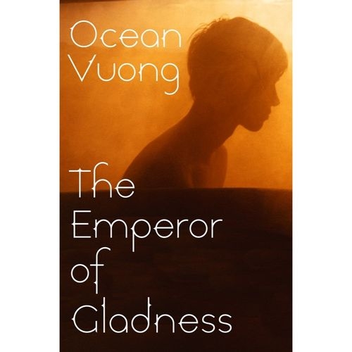 Bìa The Emperor of Gladness, do Ryan McGinley thiết kế, sách 416 trang. Cuối 2024, Công ty Nhã Nam thông báo mua bản quyền cuốn sách. Ảnh:PRH