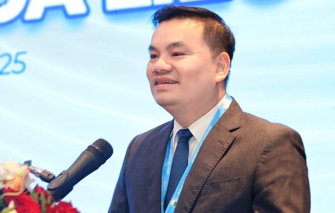 PGS.TS.BS Nguyễn Trọng Hào tại hội thảo ngày 25/5. Ảnh: Song Khuê