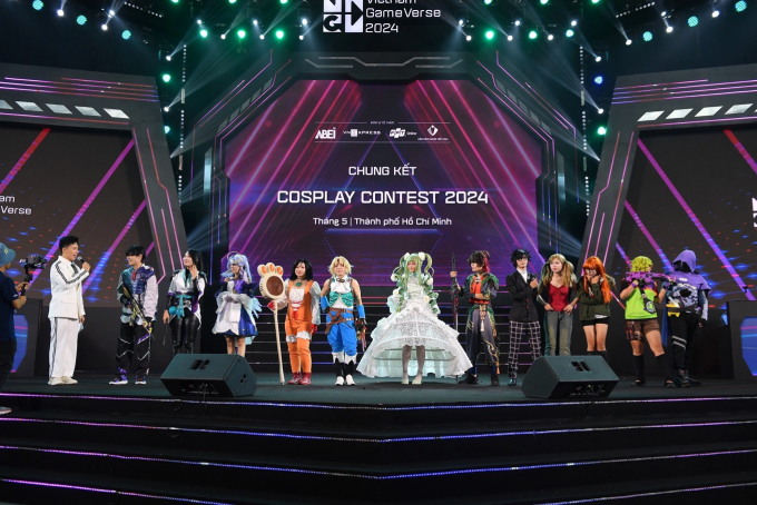 Các đội thi tại chung kết Cosplay Contest 2024. Ảnh: Thanh Tùng
