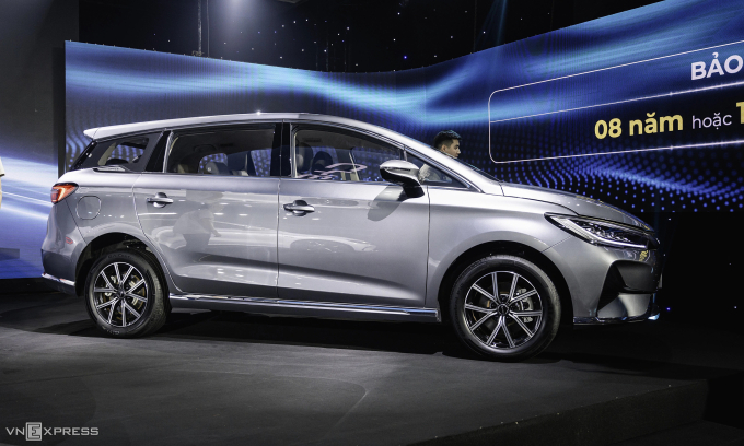 BYD M6, mẫu xe được áp dụng ưu đãi chuyển đổi theo chương trình. Ảnh: Minh Quân
