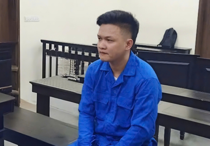 Bị cáo Hoàng Mai Đức tại tòa. Ảnh: Danh Lam