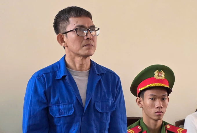 Danh Giáp Dần tại phiên toà ngày 29/5. Ảnh: Lan Vy