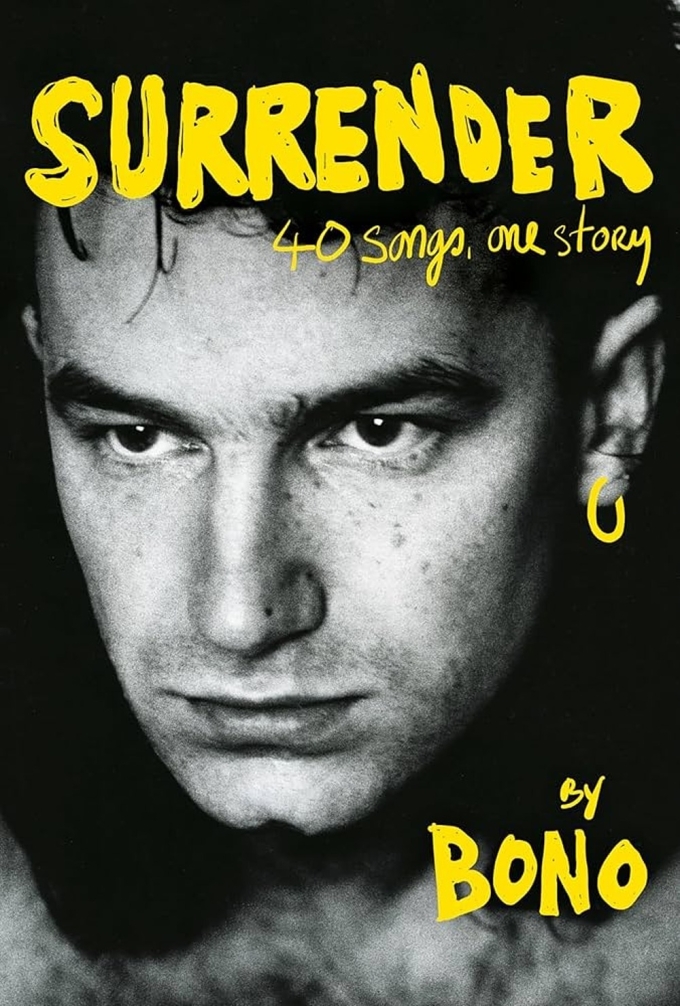Tự truyện Surrender của giọng ca chính nhóm U2 - Bono. Ảnh: Penguin Random House