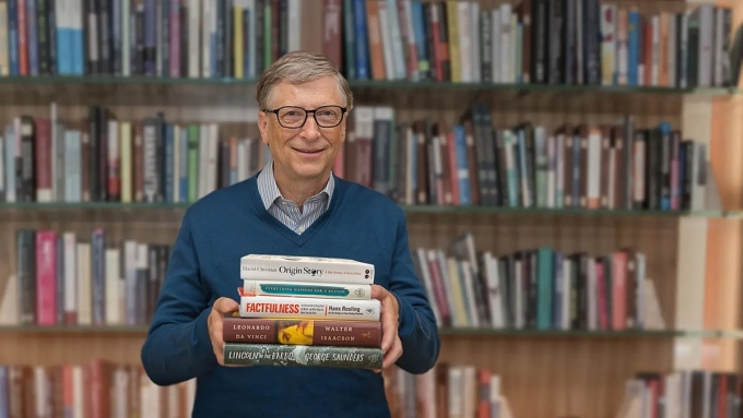 Chân dung tỷ phú Bill Gates. Ảnh: Gate Notes