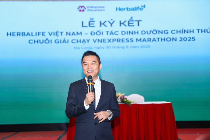 Ông Nguyễn Thành Đạt, Giám đốc Truyền thông Cấp cao Herbalife Việt Nam. Ảnh: Quỳnh Trần