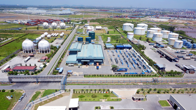 Tổ hợp khu công nghiệp Deep C, Hải Phòng phát triển theo mô hình khu công nghiệp sinh thái. Ảnh: Deep C Industrial Zone