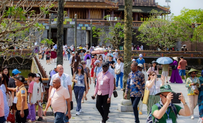 Trong quý I năm nay, Huế đã thu hút gần 1,5 triệu lượt khách, tăng 62% so với cùng kỳ. Ảnh: Visit Huế