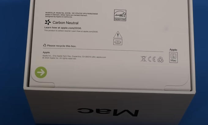 Mac mini 2024 cho thị trường Mỹ được sản xuất tại Việt Nam. Ảnh: Dosdude1