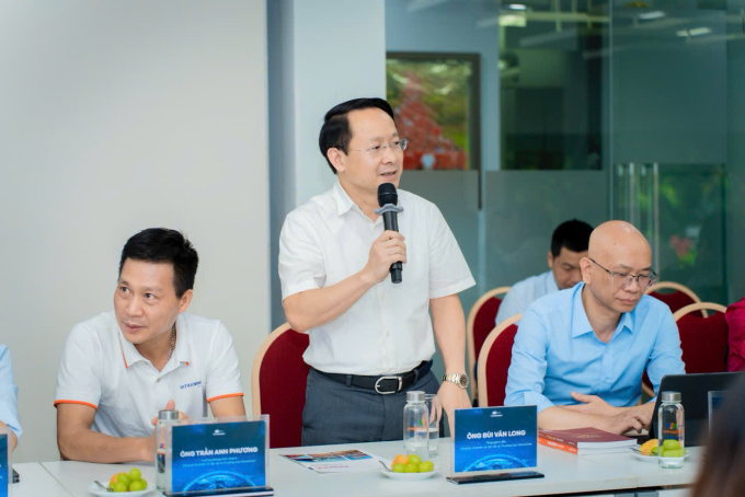 Ông Bùi Văn Long - Tổng giám đốc Công ty Cổ phần Vận tải và Thương mại Vitranimex tại sự kiện. Ảnh: Trường Đại học FPT