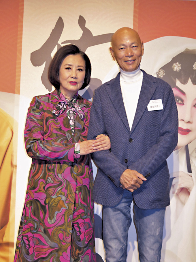 Vợ chồng La Gia Anh, Uông Minh Thuyên. Ảnh: Mingpao