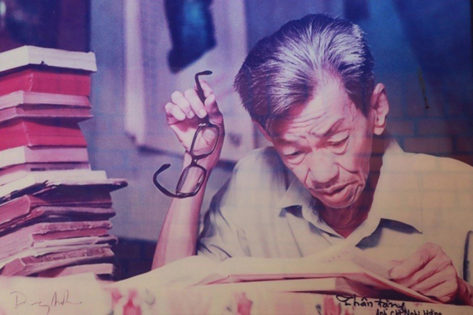 Nhà văn Sơn Nam được mệnh danh Ông già Nam Bộ. Ảnh: Gia đình cung cấp