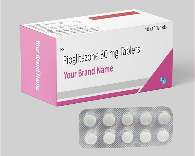 Minh họa một hộp thuốc pioglitazone. Ảnh: Kindcare
