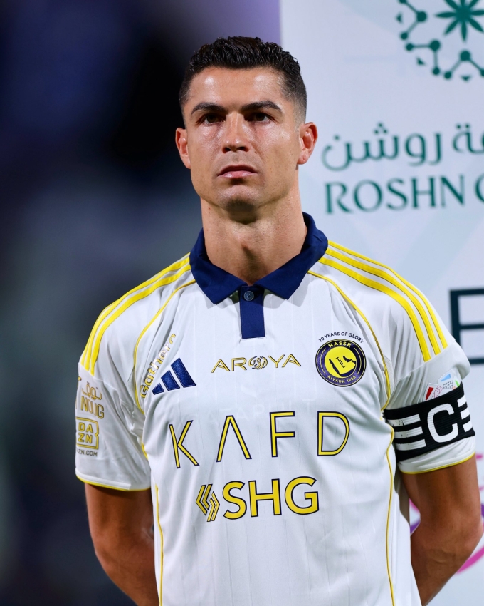 Ronaldo trước trận cuối cùng của Al Nassr gặp Al Fateh tại Saudi Pro League 2024-2025 trên sân Al Fateh, thành phố Al-Mubarraz, Arab Saudi, tối 26/5/2025. Ảnh: Cristiano Ronaldo