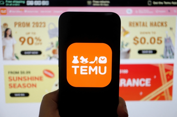 Temu là ứng dụng thương mại điện tử gây sốt trên toàn cầu vài năm qua. Ảnh: Reuters