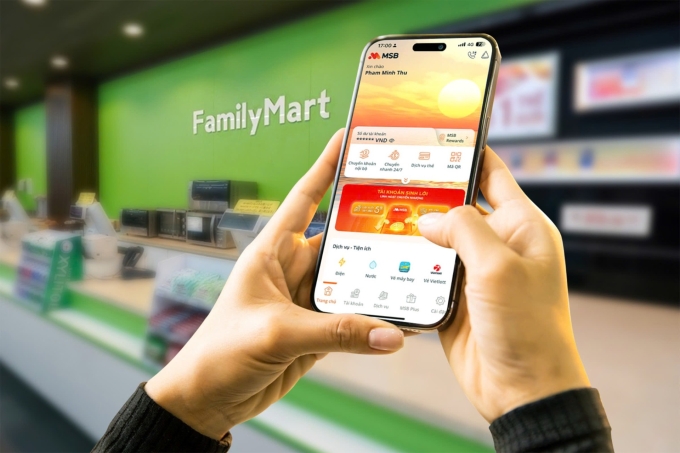 Khách hàng mở tài khoản thanh toán MSB tại FamilyMart được hưởng nhiều ưu đãi. Ảnh: MSB