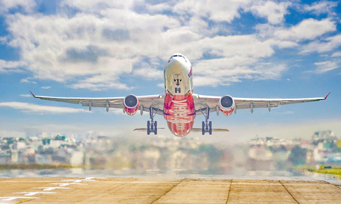 Tàu bay Vietjet. Ảnh: Quang Nguyễn