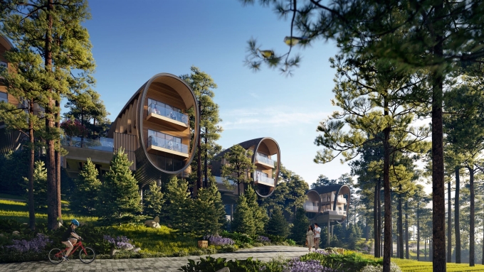 InterContinental lần đầu tiên giới thiệu tại Việt Nam mô hình Tree Top Villas. Ảnh: BIM Land