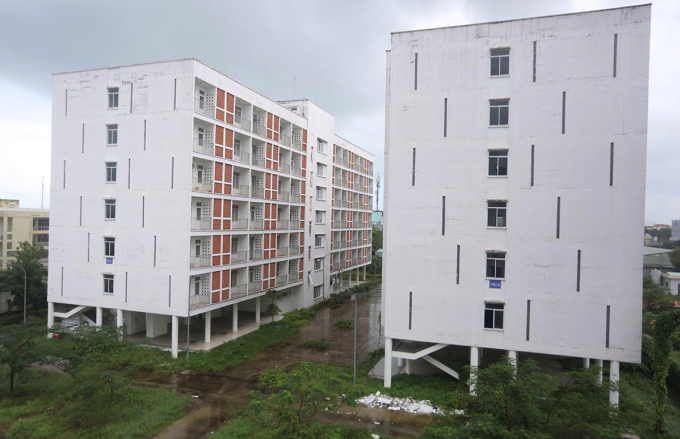 Ký túc xá sinh viên phía Tây - khu đô thị công nghiệp Hòa Khánh. Ảnh: Nam Hà