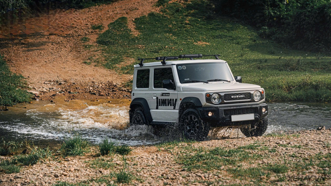 Suzuki Jimny trong một chuyến trải nghiệm. Ảnh: Suzuki