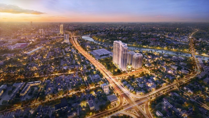 Dự án Gem Park cách trung tâm hành chính mới Thuỷ Nguyên 5 phút lái xe. Ảnh: N.H.O
