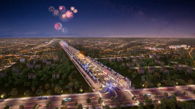 Phối cảnh dự án Imperia Grand Plaza Đức Hòa. Ảnh: