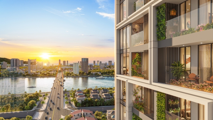 Quỹ căn hộ cao tầng sở hữu tầm nhìn hướng sông. Ảnh: Sun Property